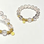 Crystal Paradise Pure Light Clear Quartz Bracelet – Handmade Natural Clear Quartz Gemstone Bracelet 🌙✨
