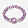 Crystal Paradise Purple Majesty Bracelet – Handmade Lepidolite & Purple Crystal Gemstone Bracelet 💜✨