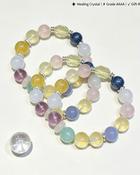 Crystal Paradise Dream Treasure Energy Bracelet – Handmade Multi-Gem Crystal Bracelet for Abundance, Love & Balance ❤️