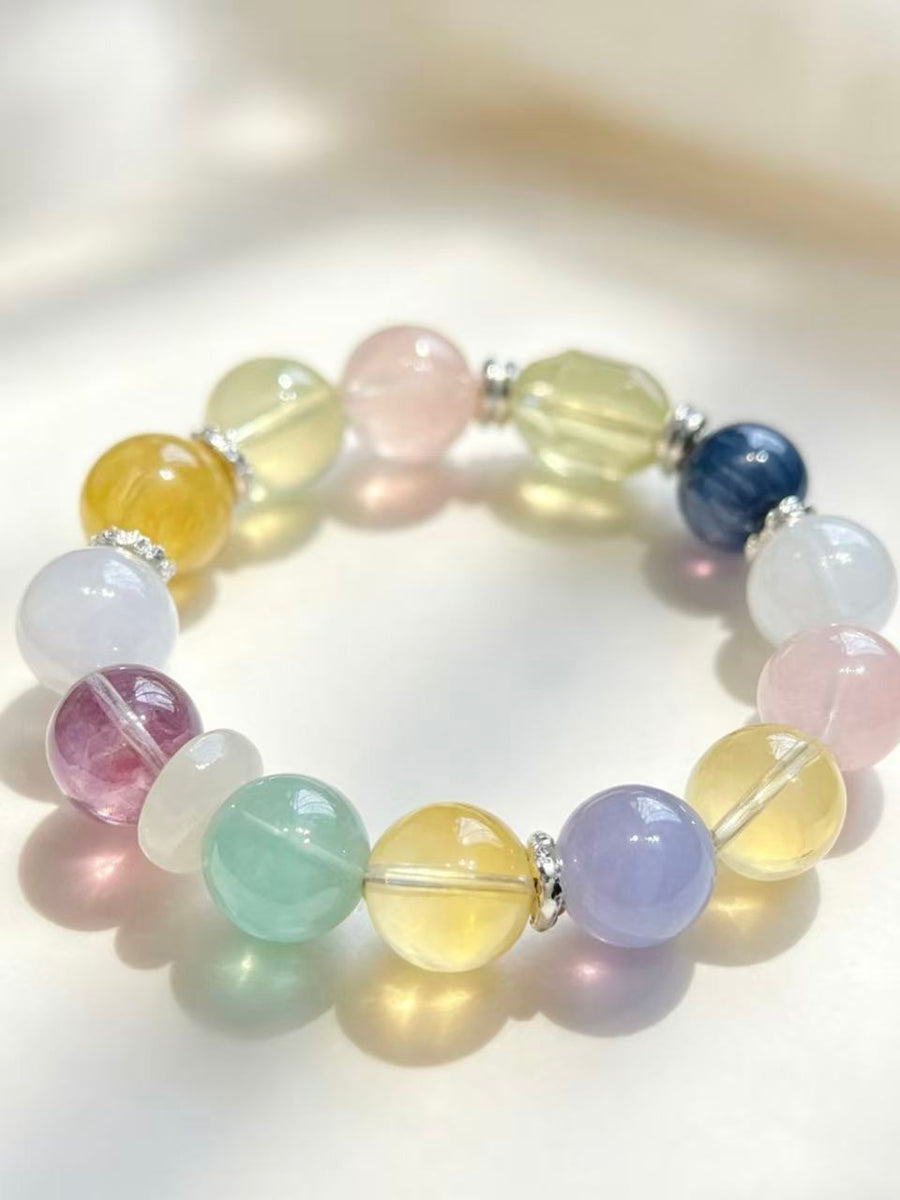 Crystal Paradise Dream Treasure Energy Bracelet – Handmade Multi-Gem Crystal Bracelet for Abundance, Love & Balance ❤️