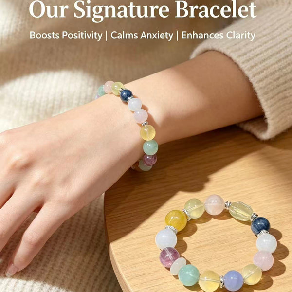 Crystal Paradise Dream Treasure Energy Bracelet – Handmade Multi-Gem Crystal Bracelet for Abundance, Love & Balance ❤️