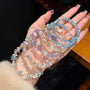 Crystal ParadiseCrystal Chip Cuff Bracelet – Hand-Strung Natural Stone Energy Bracelet
